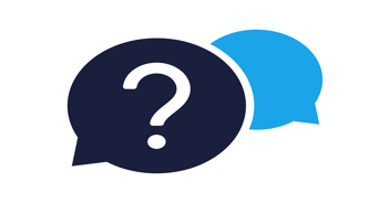 Logo che rappresenta un punto interrogativo stilizzato, utilizzato per illustrare una sezione FAQ (Domande frequenti).
