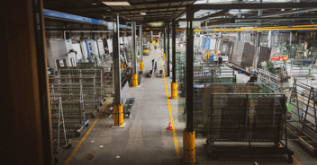 Industrial production lines supervised and managed by a specialized ERP for the industrial industry